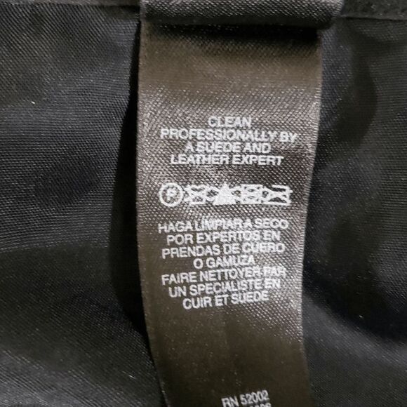 Liz Claiborne Women's Genuine Suede Shacket Shirt Jacket Button Down Blue Size L - Picture 5 of 8